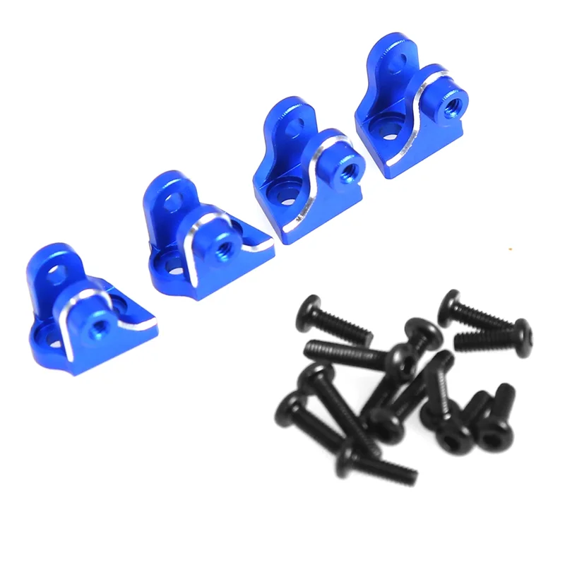 YSUN-RC Kit de asiento de fijación de barra de acoplamiento inferior para coche LOSI 1/18 Mini LMT 4X4 cepillado Monster Truck RC piezas de mejora de coche azul