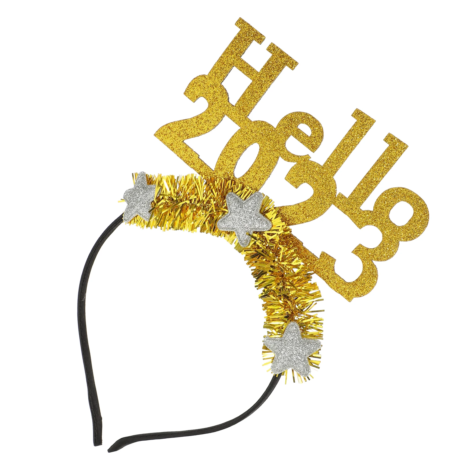 

Headb Hair nament Headdress New Year Latte Art Hairb Decor Woman Accessories Girls 2023 Festive Party Shine Design Lightweight