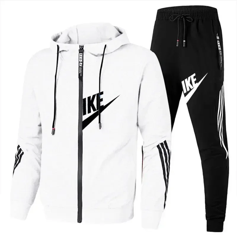 

Casual sportswear set, 2-piece set, top and bottom wear. Fashion, jogging, outdoor, fashionable sportswear for men first 2025
