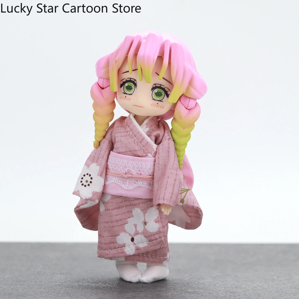 

Kanroji Mitsuri ob11 Anime Kawaii Girl Body Clothes Suit Figure Cosplay Cartoon Figure Idol Figurine Model Xmas Gift Halloween