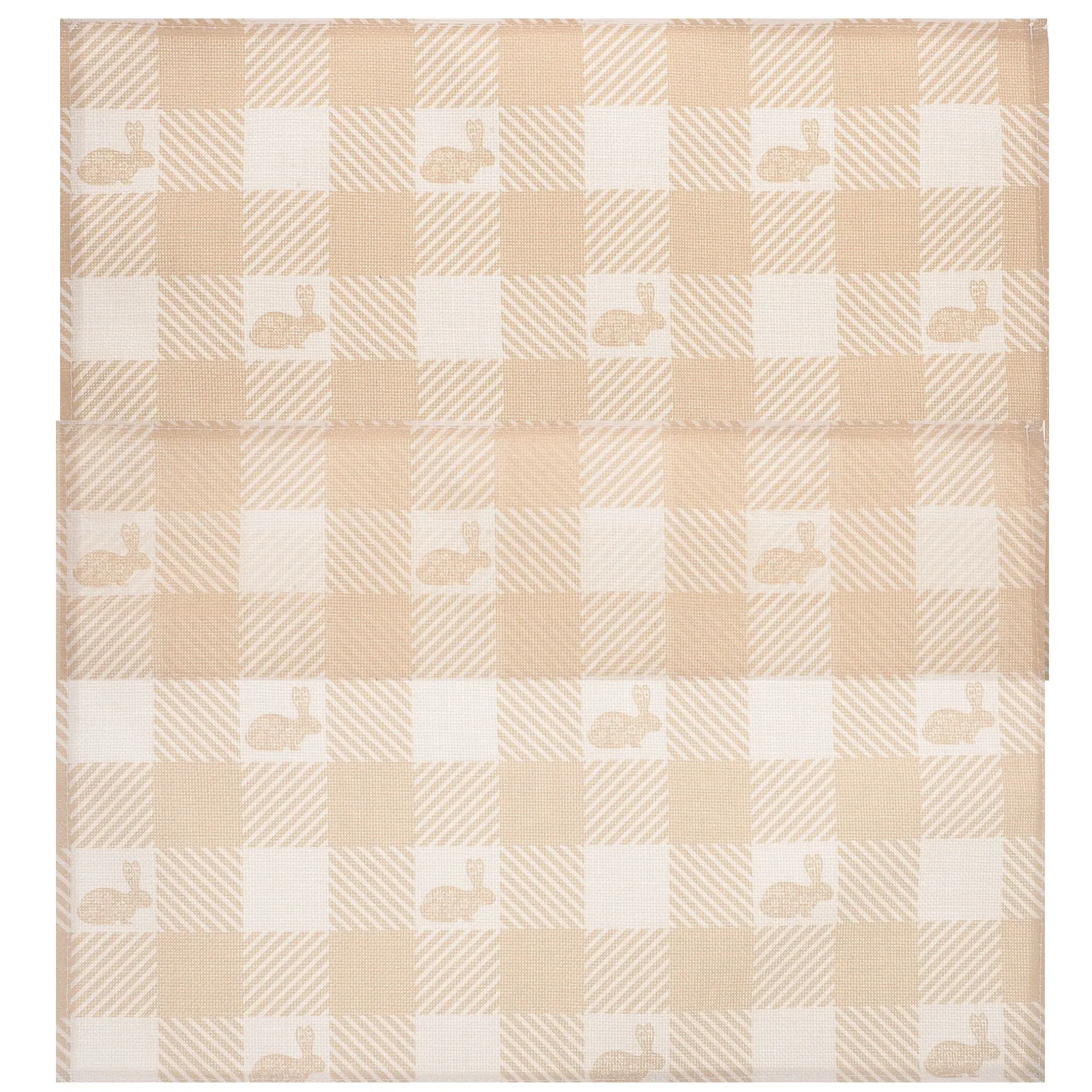 

2pcs Waterproof Placemats Easter Bunny Pattern Heat-Resistant Table Mats For Dining Room Decorative Dinner Table Accessories