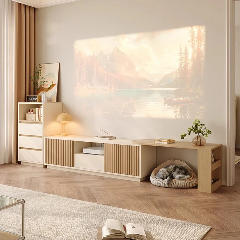 

Wabi Sabi Premium Tv Stand Minimalist Unique Multi-functional French Tv Stand Rustic Design Móveis De Sala Furniture Home