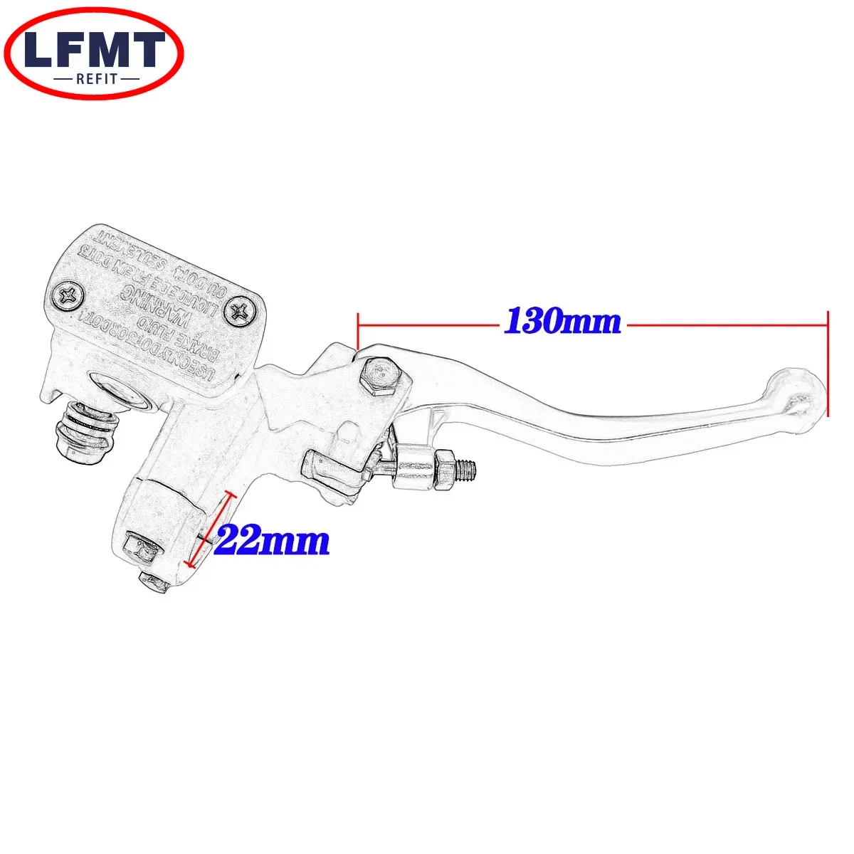 22mm Handlebars Brake Master Cylinder Clutch Levers For Honda CRF 125F 150F 230F 250F 250R 450R 250X 450X 250RX 450RX 2003-2022