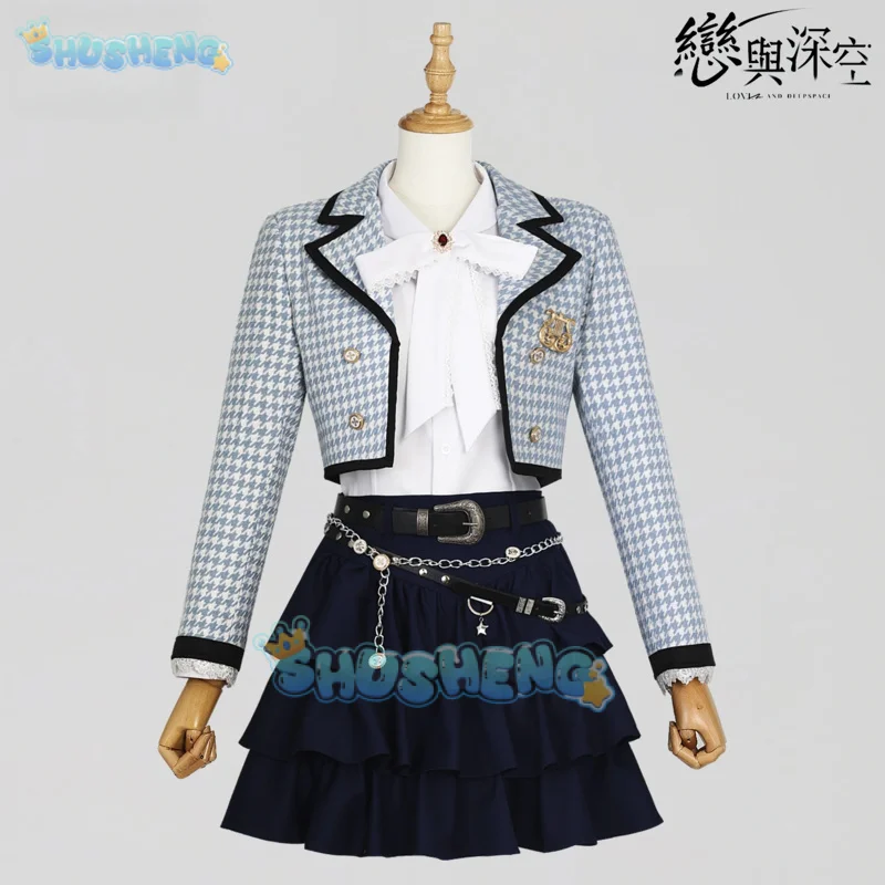 

Love and Deepspace Heroines Cosplay Costume Heartbeat Voyage Uniform Halloween Carnival Party Christmas Play Role Clothing