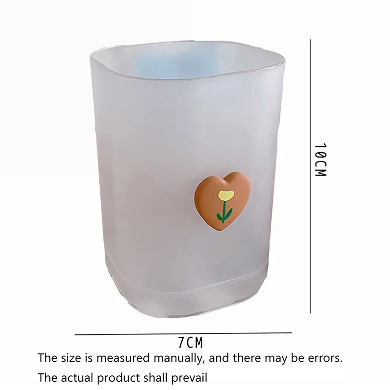 ที่ใส่ปากกาผิวเกล็ดน้ำแข็งอุปกรณ์เครื่องเขียนน่ารักอุปกรณ์สำนักงานโต๊ะที่เก็บแปรงดินสอคอนซีลเลอร์