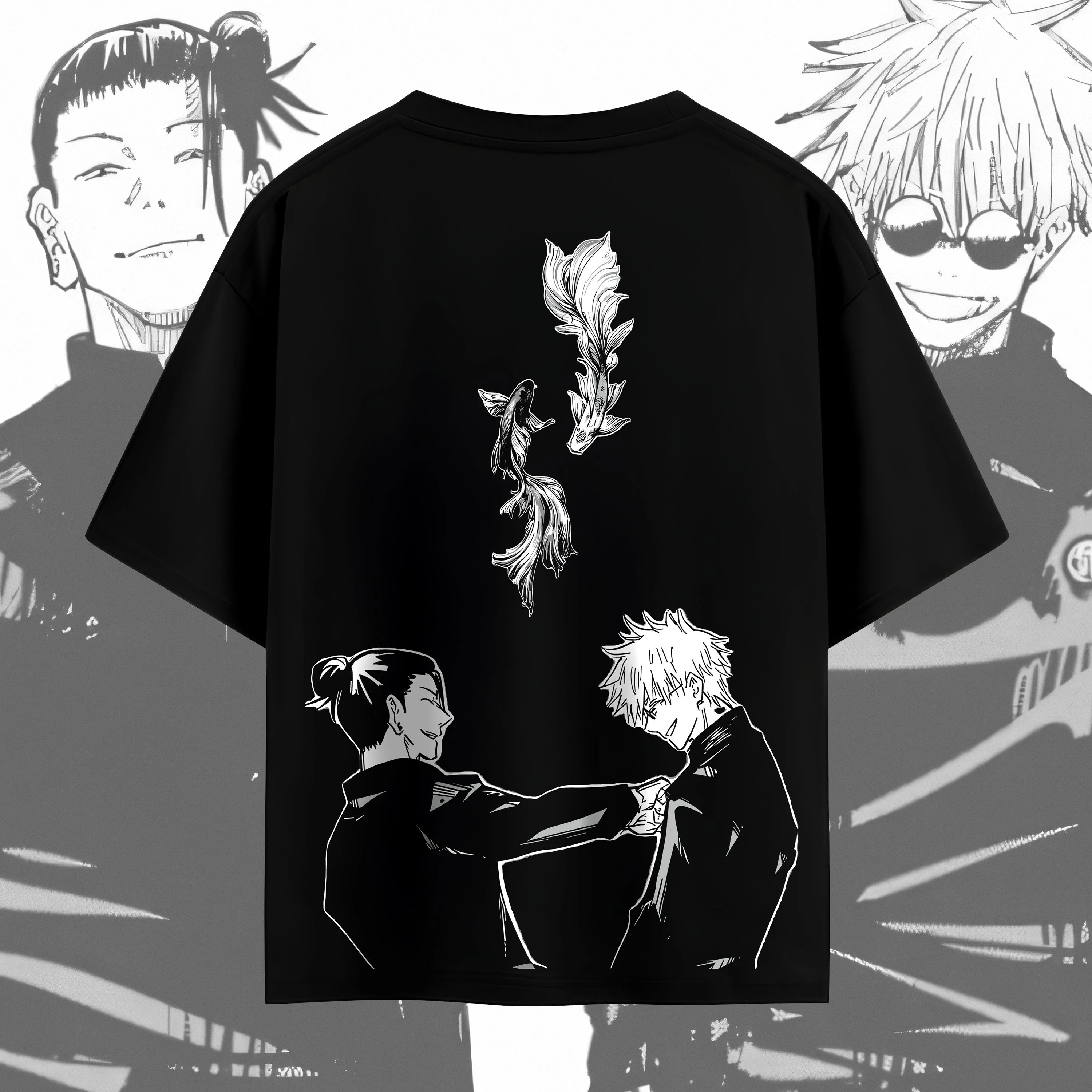2026 Summer Jujutsu Kaisen Retro Cosplay T-shirt Men's Super Casual Cotton Printed Short-sleeved Unisex Children's Sports Shirt