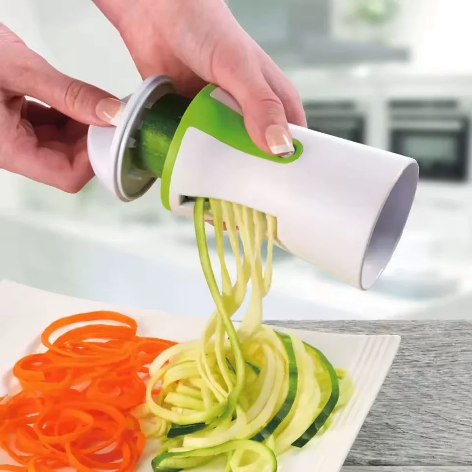

Heavy Duty Vegetable Spiralizer, Spiral Slicer, Cutter, Zucchini Pasta, Noodle, Spaghetti Maker