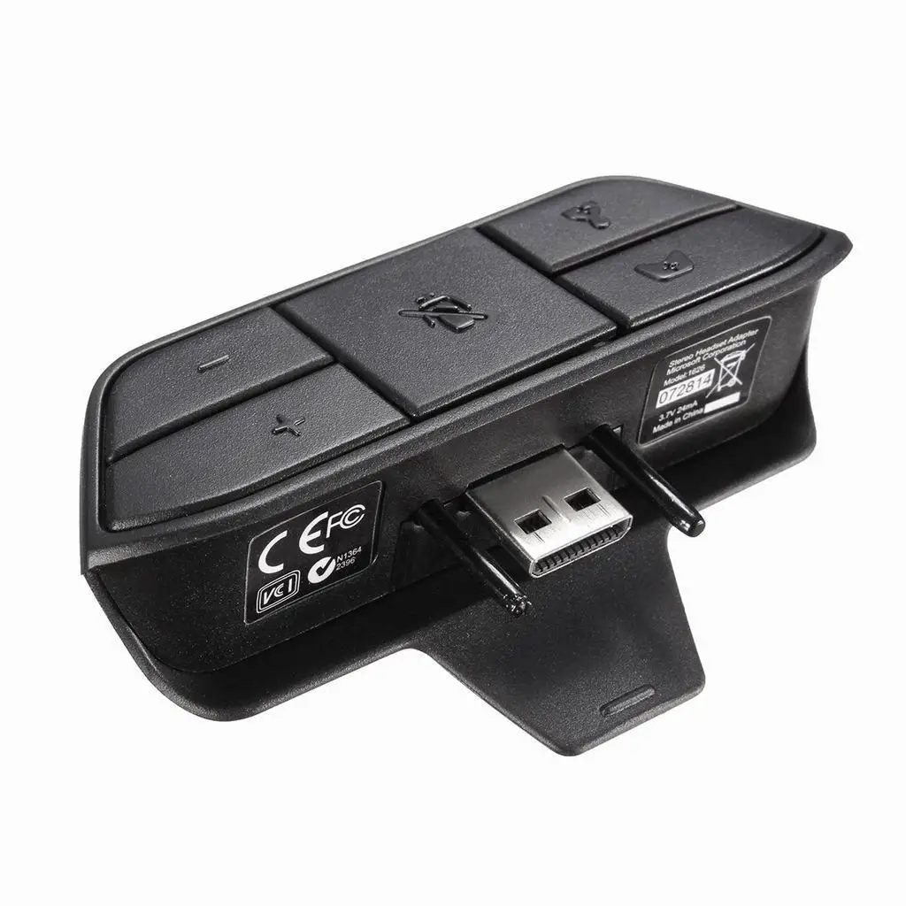Headphone Converter Black Game Audio Adapter for Xbox One Wireless Controller Gaming Earphones Wired 3.5mm