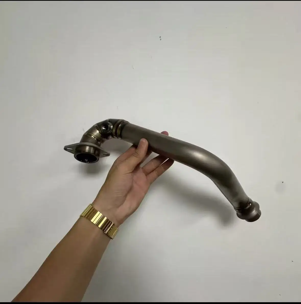 Titanium Alloy Exhaust Header Pipe Slip on For ZONTES 368G 368D/M/K/E Modify Escape Exhaust Front Link Pipe Fit Original Muffler