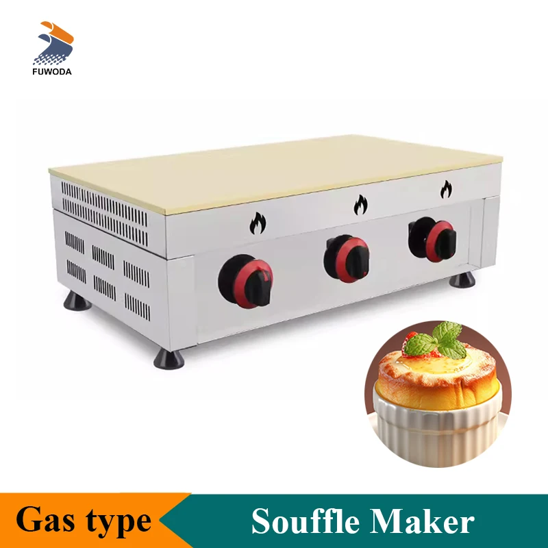 

Gas Souffle Pancake Machine Japanese Fluffy Souffle Maker Pure Copper Plate Fast Heating Kitchen Pancakes Making Machine