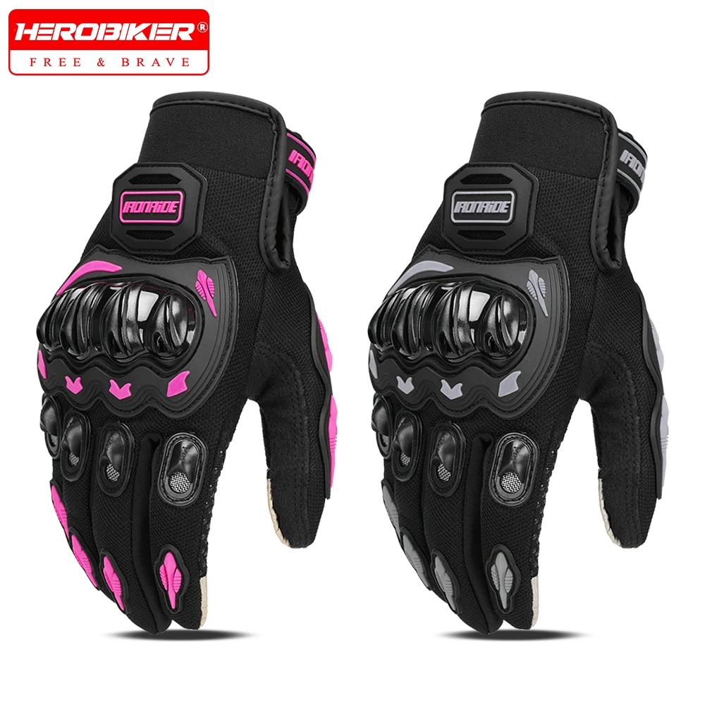 

Motorcycle Gloves Breathable Motorbike Touch Screen Full Finger Gloves Motocross Riding Gloves Outdoor Sport Glove For Men Women