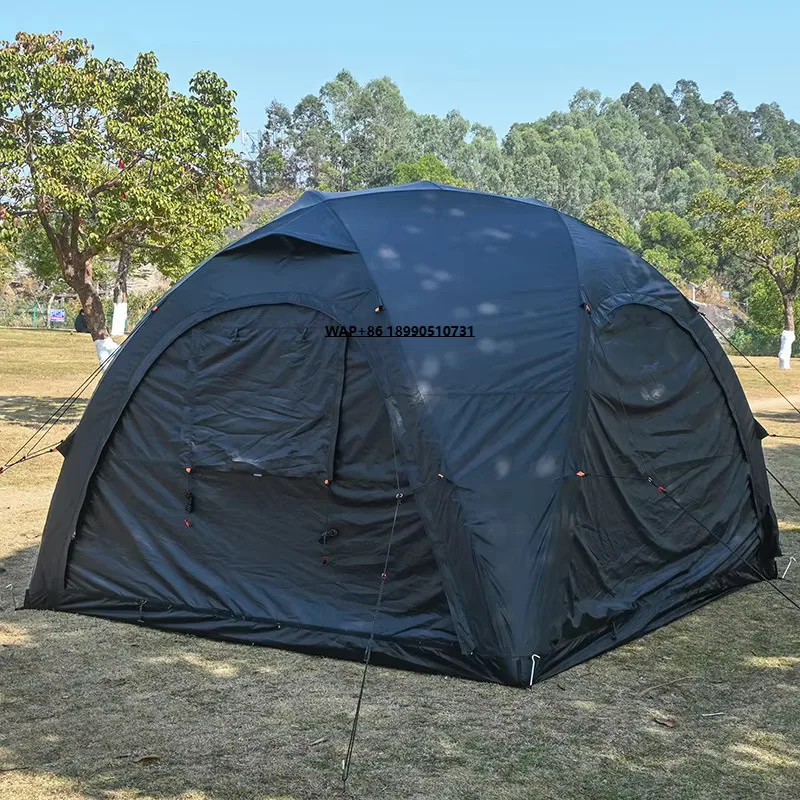 

Outdoor Automatic Inflatable Oxford Tent One Bedroom Four-season Waterproof UV Protection Quick Opening Extended Type Camping