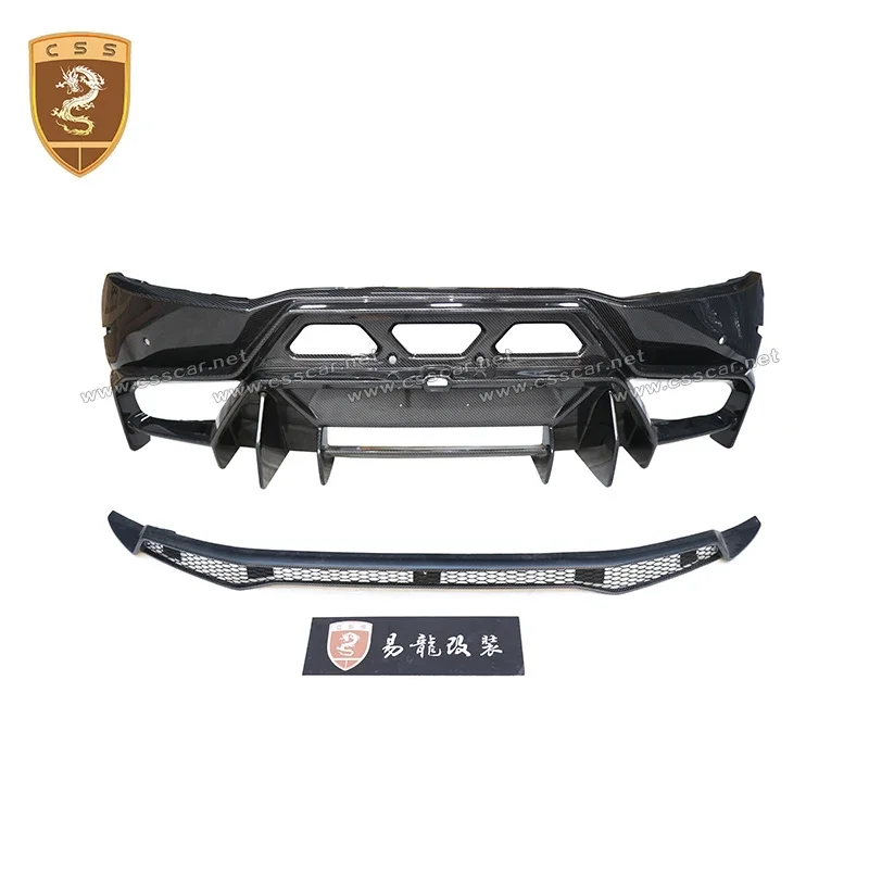 For Lamborghini Huracan lp580 lp610 Vors Style Rear Bumper Diffuser