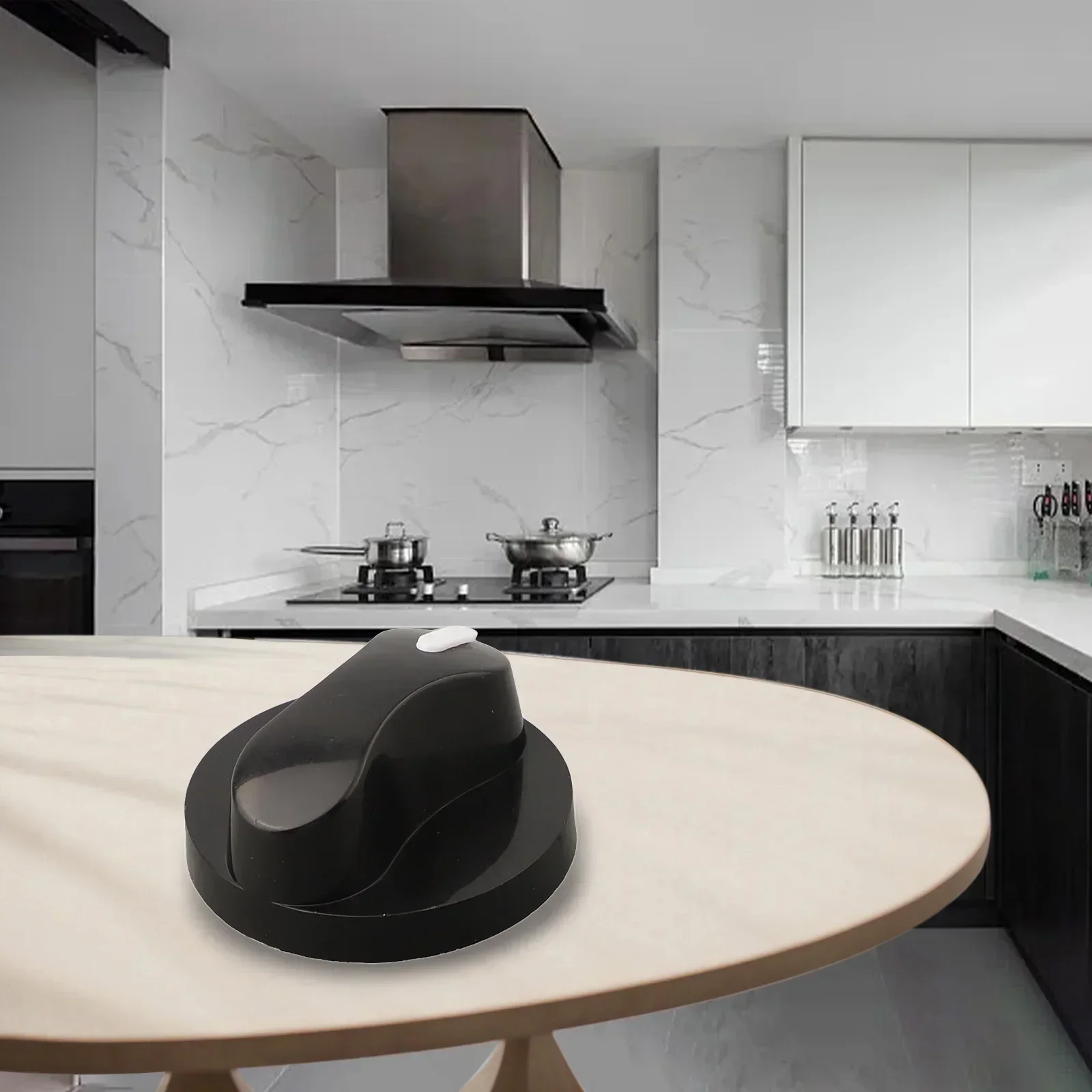 가스 스토브용 플라스틱 손잡이 로터리 스위치 조리개, 블랙 색상, 가스 스토브 액세서리, 예비 부품 하이 퀄리티, 8mm