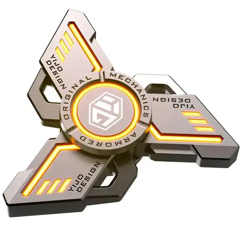 uminous metal EDC fidget spinner sollievo dallo stress riduzione della pressione giocattolo per le dita cool spinner ADHD aiuta il regalo di creatività per i ragazzi