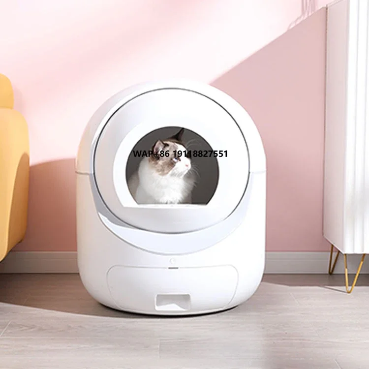 High Quality Intelligent Self-Cleaning for Big Pet Cats Luxury Fully Enclosed Automatic Cat Toilet Cat  Box