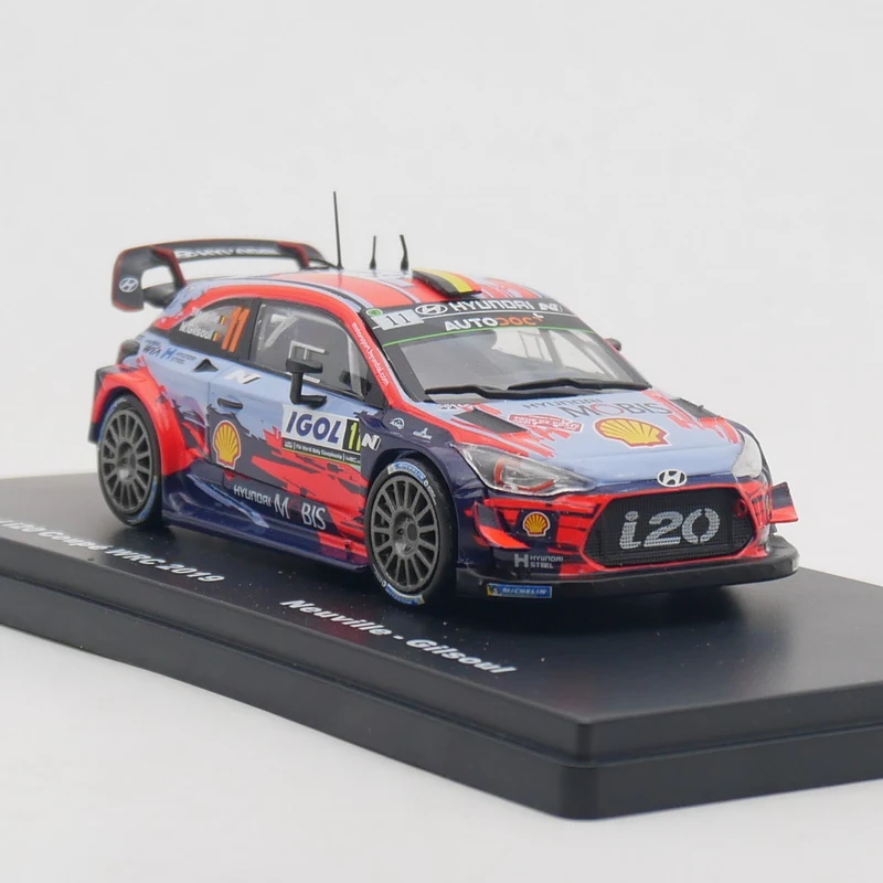 

IXO 1:43 Scale Diecast Alloy Hyundai i20 WRC 2019 Toys Cars Model Classics Nostalgia Adult Gifts Souvenir Static Display