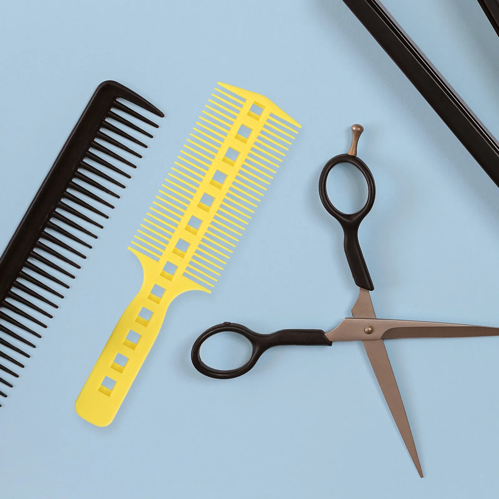 

1 Set Of Trimming Positioning Combs 7 Sizes Adjustable Silicone Hairband Cutting Guide For Home Use Replacement Clipper Guards
