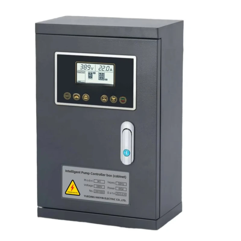 Steel turbine pump controller for three-phase turbine pumps
