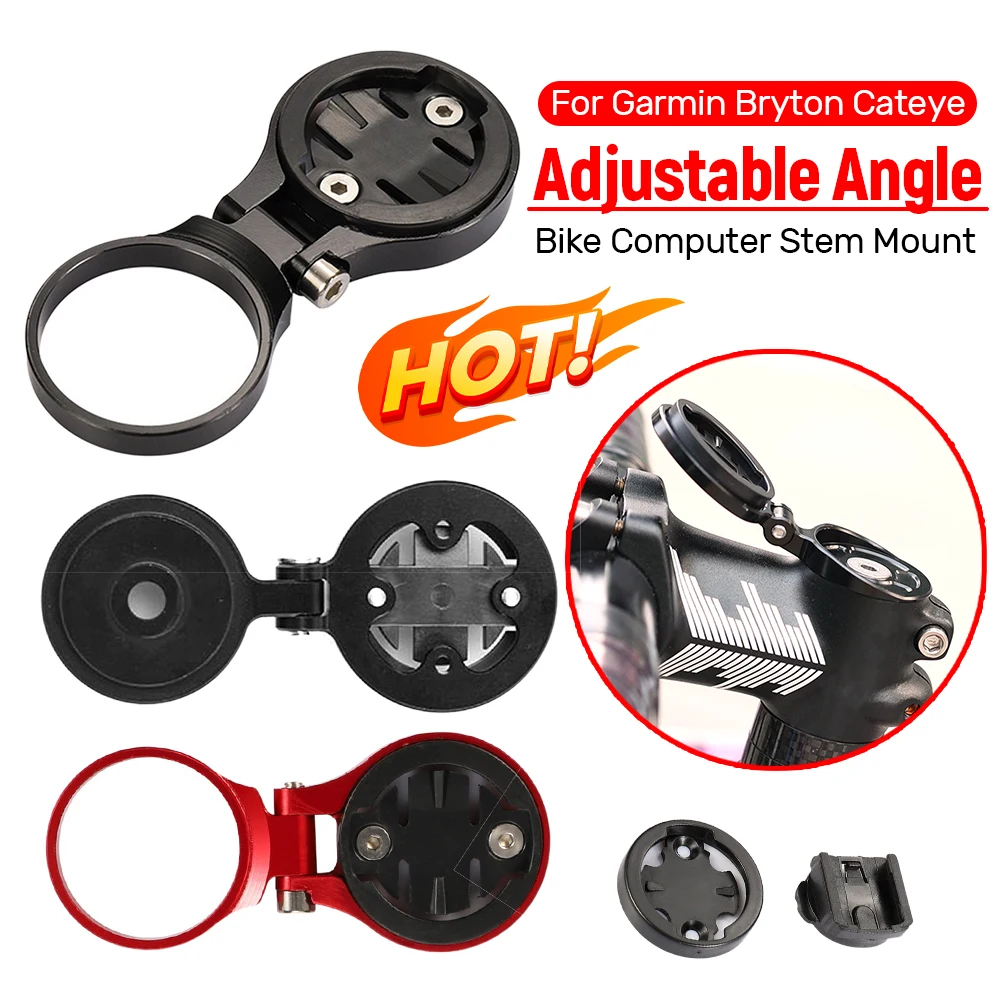 

Регулируемый дорожный велосипедный компьютер, держатель на вынос, секундомер из алюминиевого сплава, подставка для спидометра для Garmin Bryton Cateye