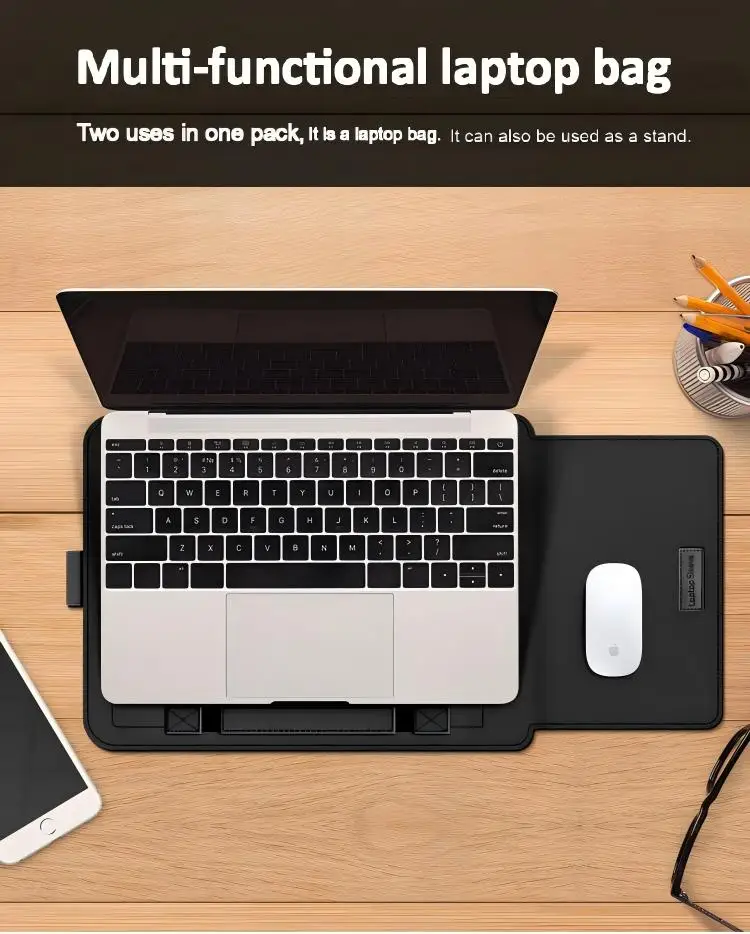 Laptop Bag Men Women Business Portable Computer Case Storage Purses Hand Document Bags Luxury Upscale Tote Waterproof Briefcase