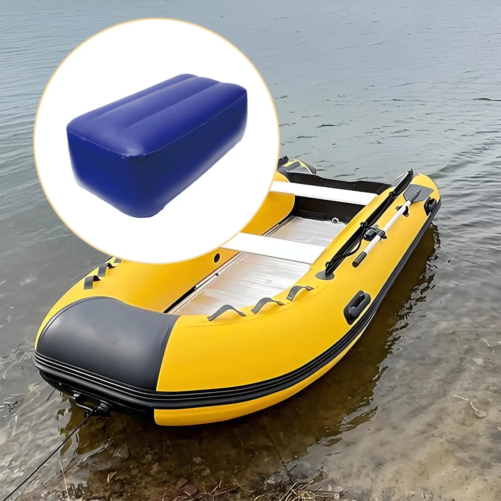 Kayak Seat Cushion Inflatable Boat Seat Cushion Inflatable Boat Accessory Raiser for Rafting