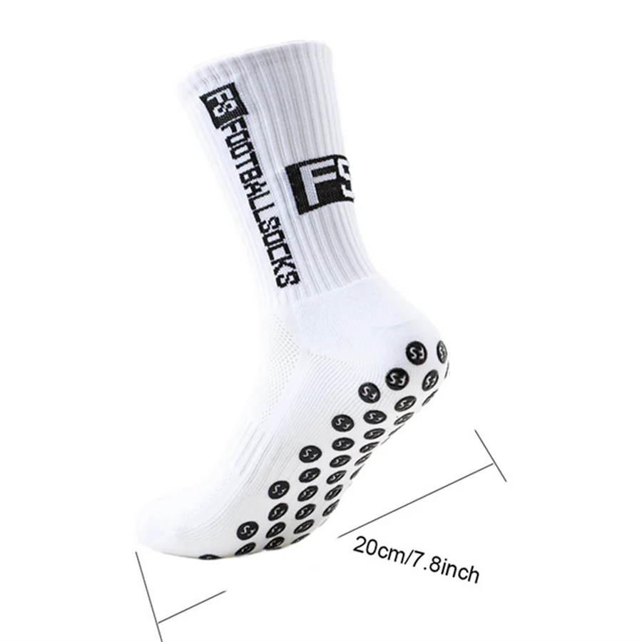 1/6pairs unisex soccer basketball socks non slip grip towel bottom breathable shock absorbing outdoor hiking skate running socks