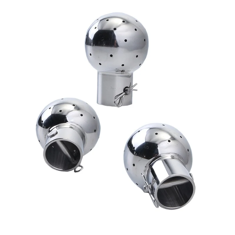 Fit 12.7 19 25 32 38 51 63 mmTube OD Latch Type Fixed Spray Ball 304 316L Stainless Steel Sanitary Tank Cleaning Homebrew