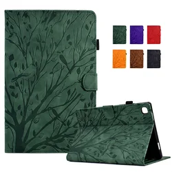 Funda For Samsung tab a sm t510 Case Embossed Tree Wallet Stand Tablet Coque For Galaxy Tab A 10.1 2019 Case Cover sm-t510 t515