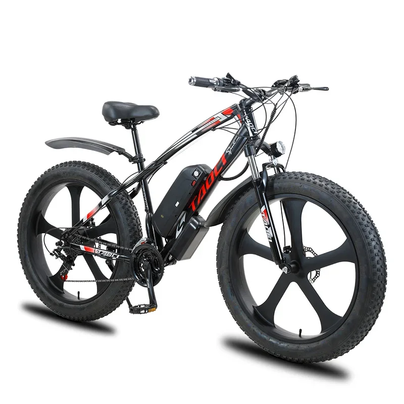 

Python 1000w High Carbon Steel Snow Frame Snow Electric Bike Endurance Range With 50KM 48V And 26/4.0 Snow Fat Tire E-bike