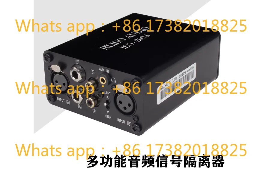 1Pcs  ISO-200S Four in One Multi Functional Audio Isolator Professional Audio Isolation to Remove Current Sound