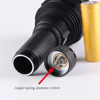 Convoy 高功率 LED 手電筒 SBT90.2 6400流明 可充電露營燈,配備 26800 電池,適用於狩獵、健行和自衛 6 最佳銷售 sbt90.2 - №1