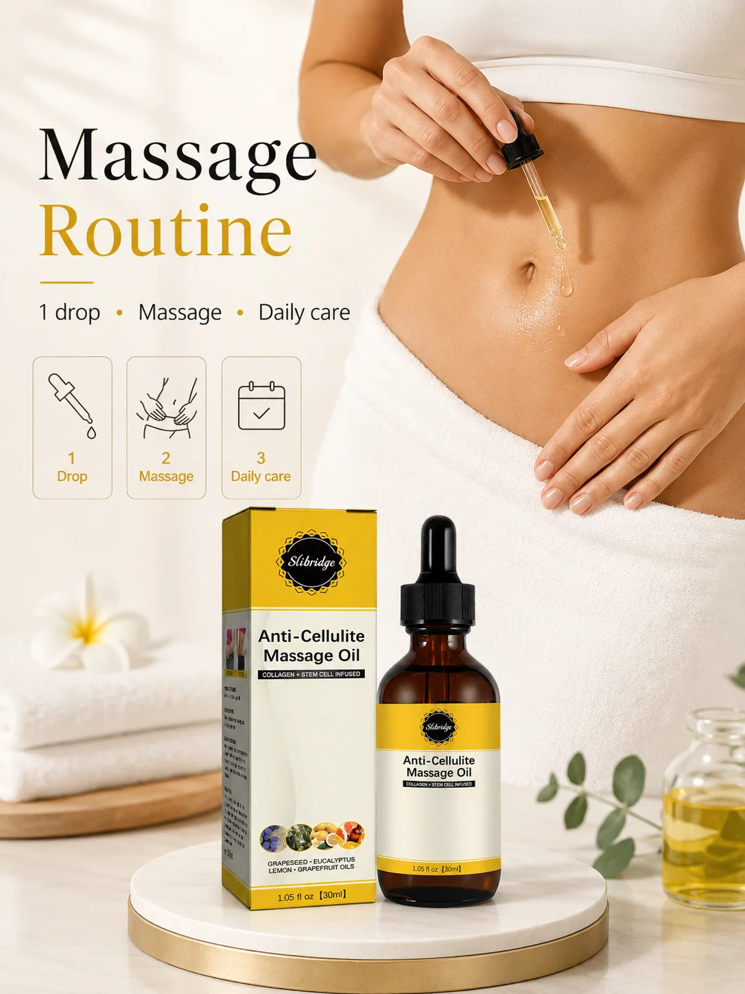 Slimming Essential Oil Weight Loss Body Shaping Firming Anti Cellulite Tightening Skin Full Body Massage Care for Women Men