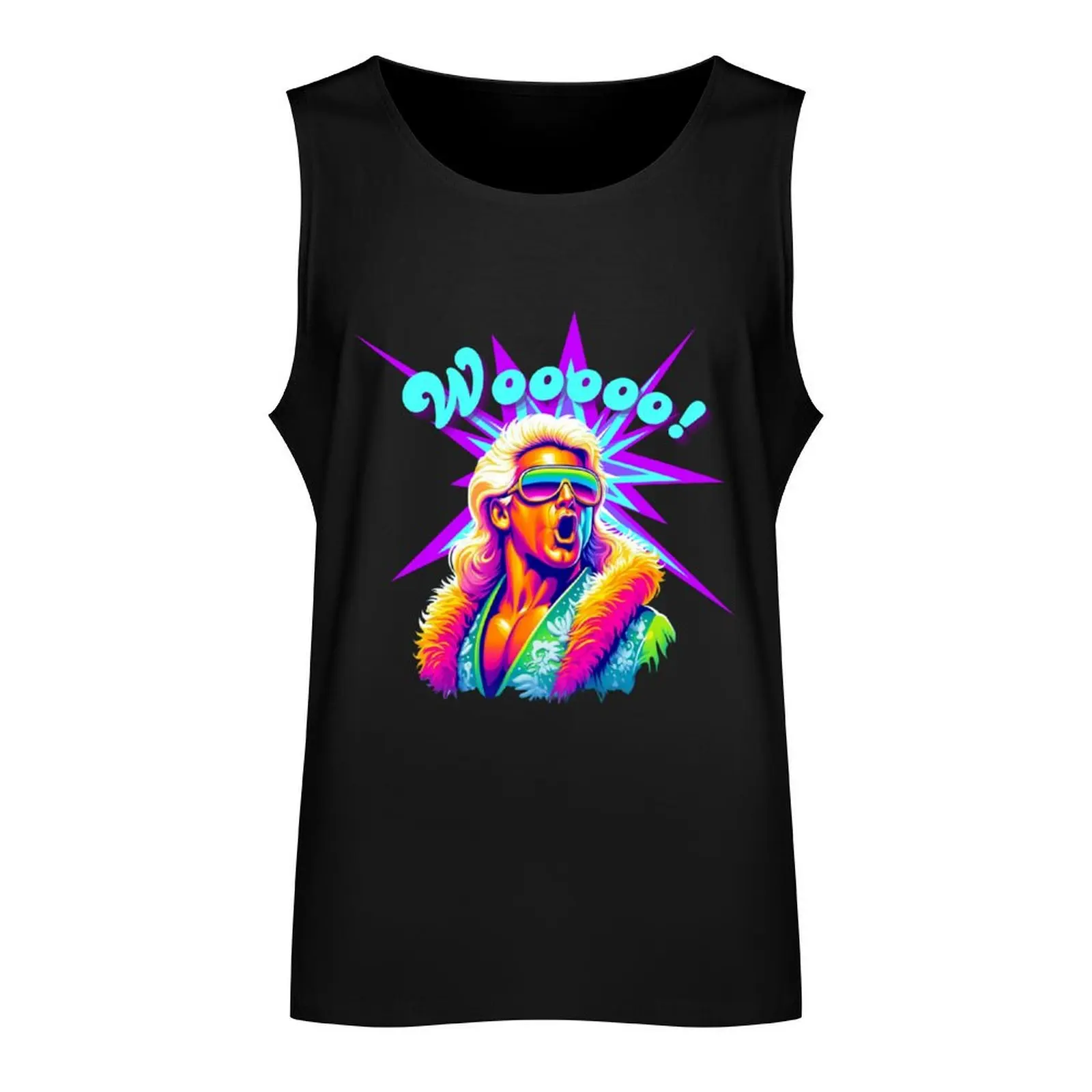 WOOOOO! Energy Statement Tank Top sleeveless bodybuilding man Men sleeveless tee Fitness men clothing