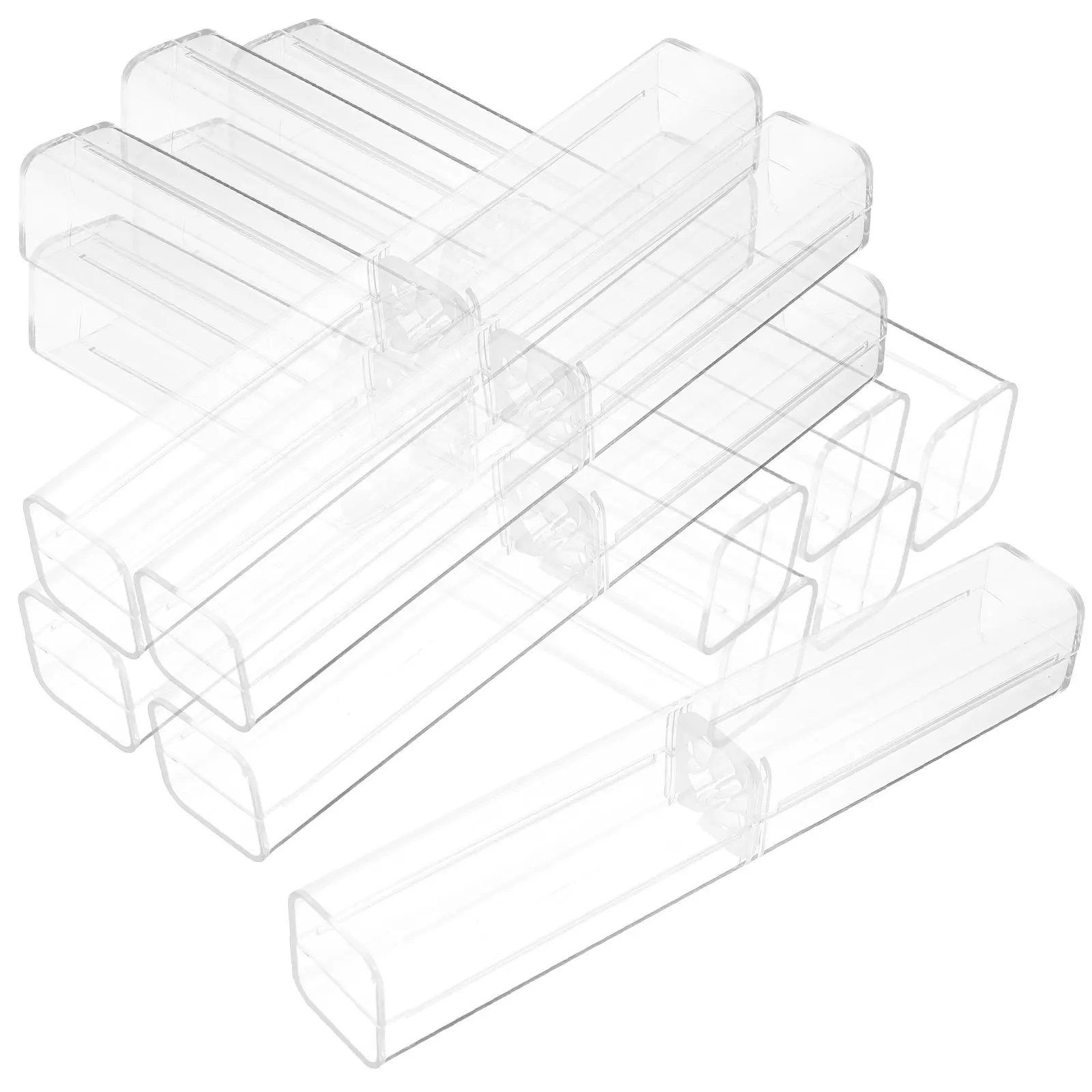 25pcs-transparent-pencil-case-clear-pen-holder-small-gift-box-empty-for-writing-instruments-display-storage-box
