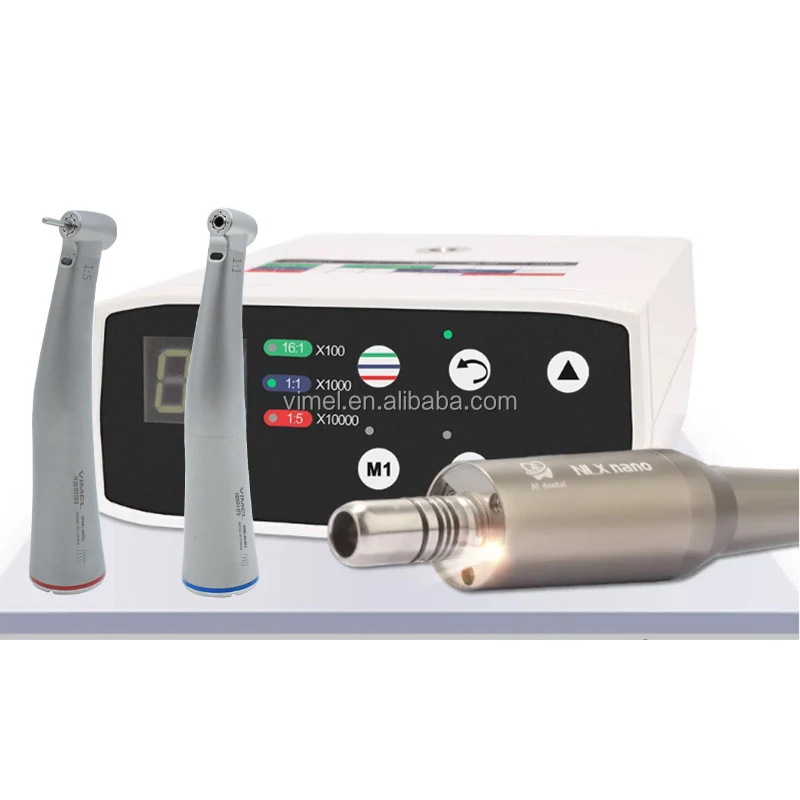 Strong Dental Equipment LED NL 4001-1 No Brushless Electric Motor Dental Micromotor Set With Optical LED Contra Angle E Type