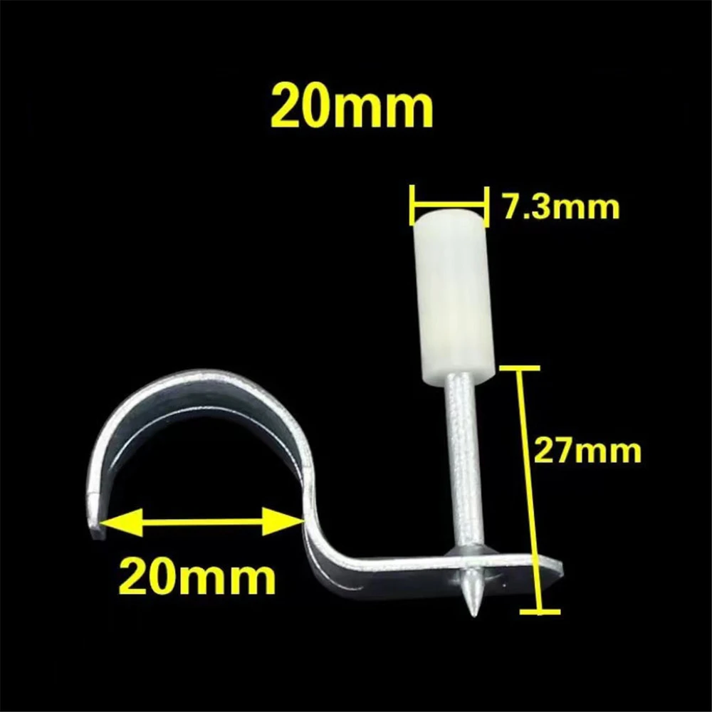 Round Nails Steel Nail for Wall Fastening Tool Slotting Device Wall Fastening Tool Duct Fixing Device Nail Gun Accessories