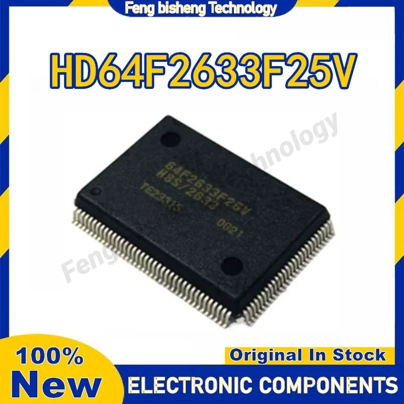 New original HD64F2633F25V 64F2633F25V PQFP128 microcontroller