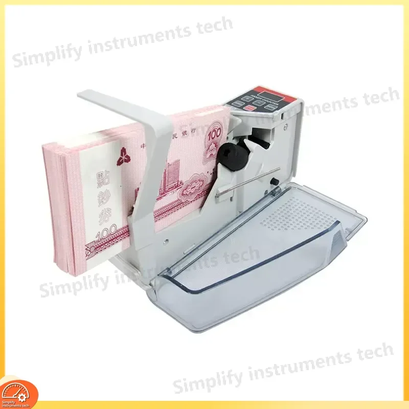 V40 Mini Portable Currency Calculator Money Counter Cash Counting Banknote Counter for USD EUR GBP CNY JPY Automatic