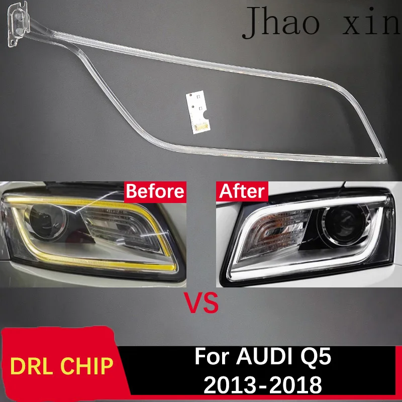 

Модуль балласта для платы управления светодиодами Angel Eye (белый свет) для фар Audi Q5, чип-лампа DRL, трубка, 2013-2018 гг., автомобильный DRL
