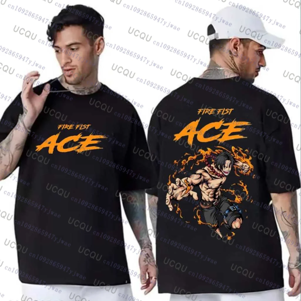 2026 حار اليابانية قطعة واحدة القطن لوفي التي شيرت الرجال تنفس القطن التي شيرت الصيف النساء الرجال المعتاد الرجال الملابس تأثيري التي شيرت