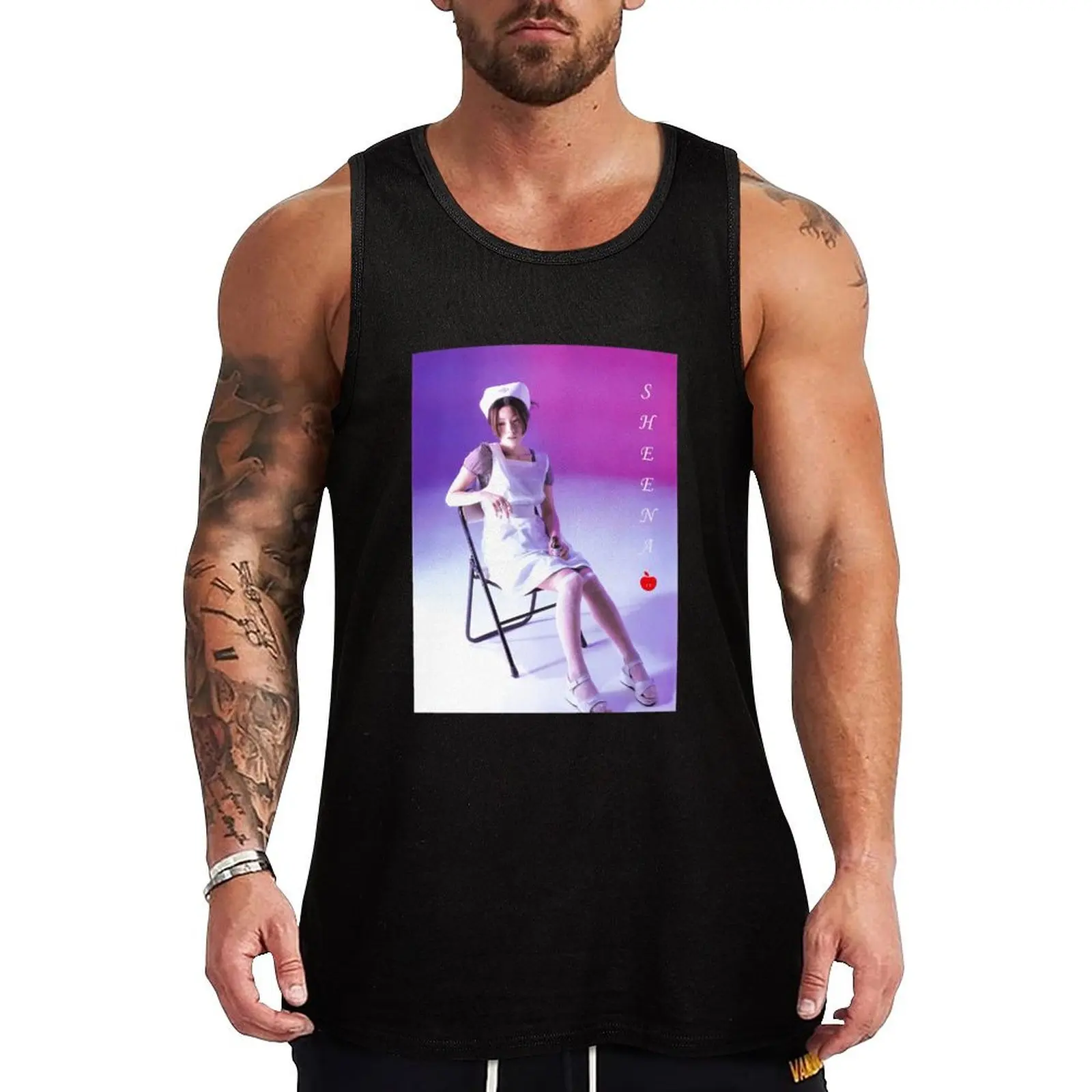 

Sheena Ringo Nurse Tank Top Fitness men clothing Vest male gym accessories men sports t-shirts for men