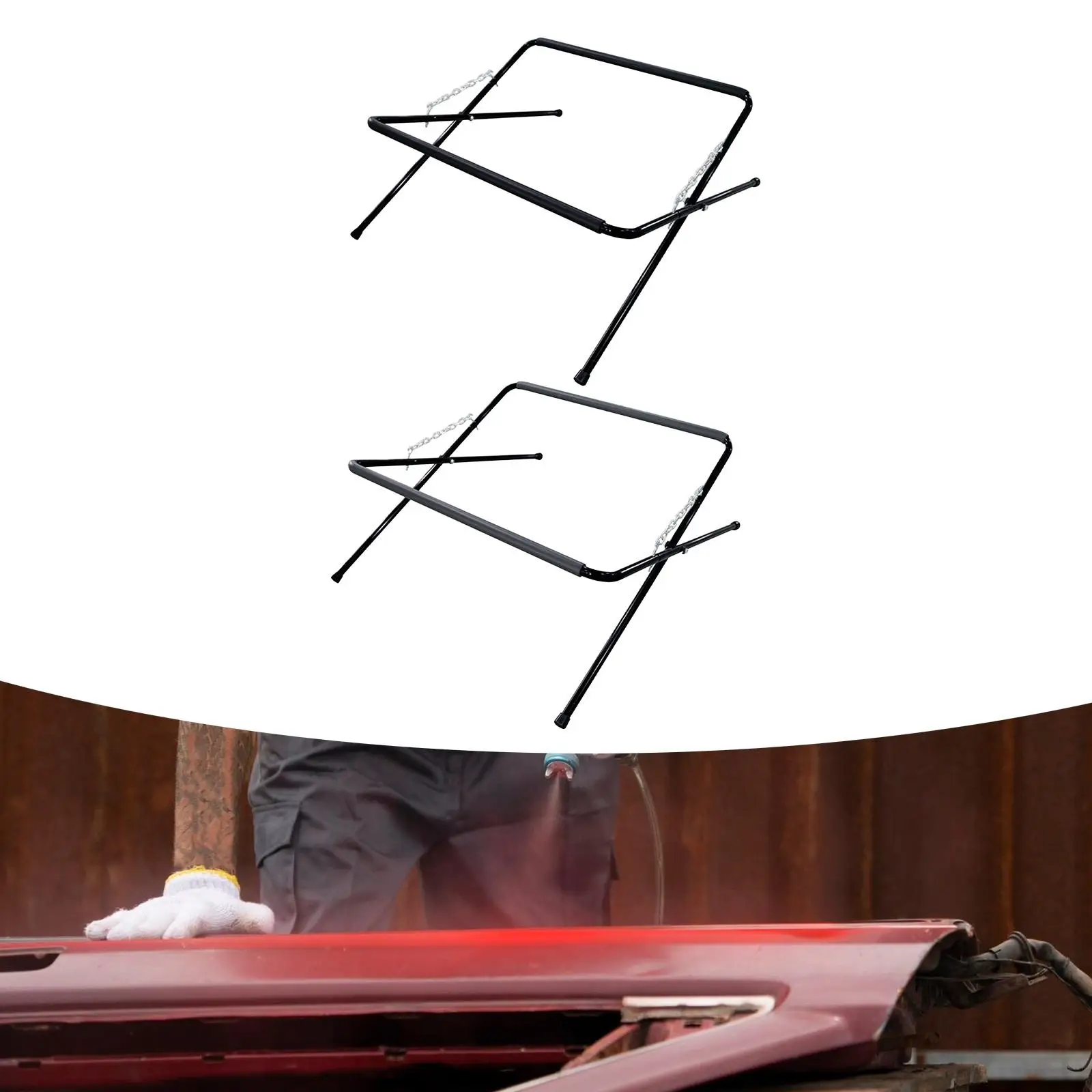 

Сверхмощная стойка для распыления кузова из сплава для покраски автомобиля, кронштейн для крыла, гаражный автомобильный инструмент