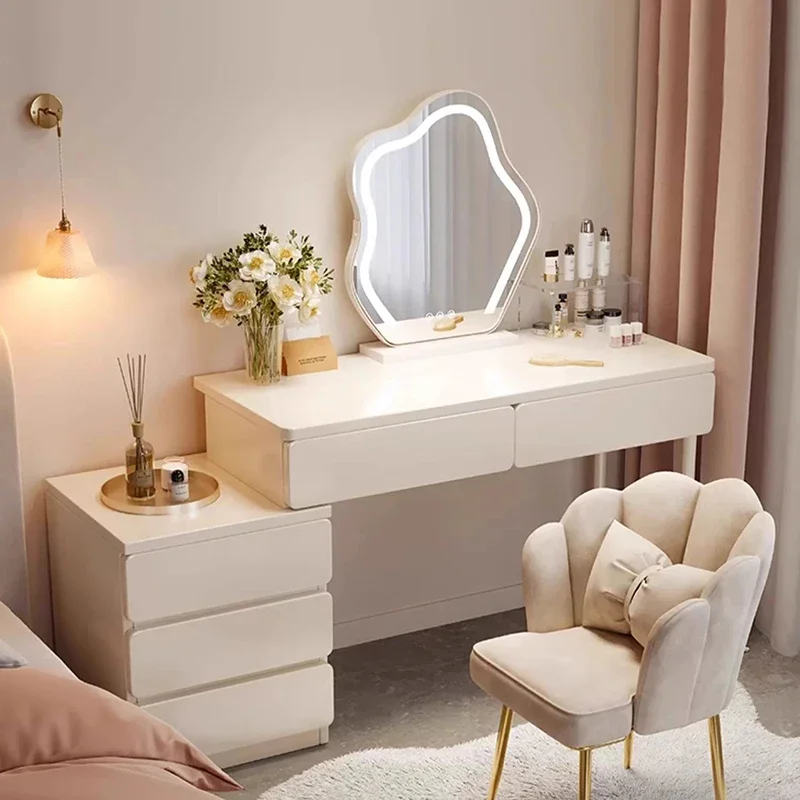 Vanity Makeup Desk Dressing Table Cabinet Mirror Headboards Mobile Laden Living Room Mueble Tocador De Maquillaje Mujer Bedroom