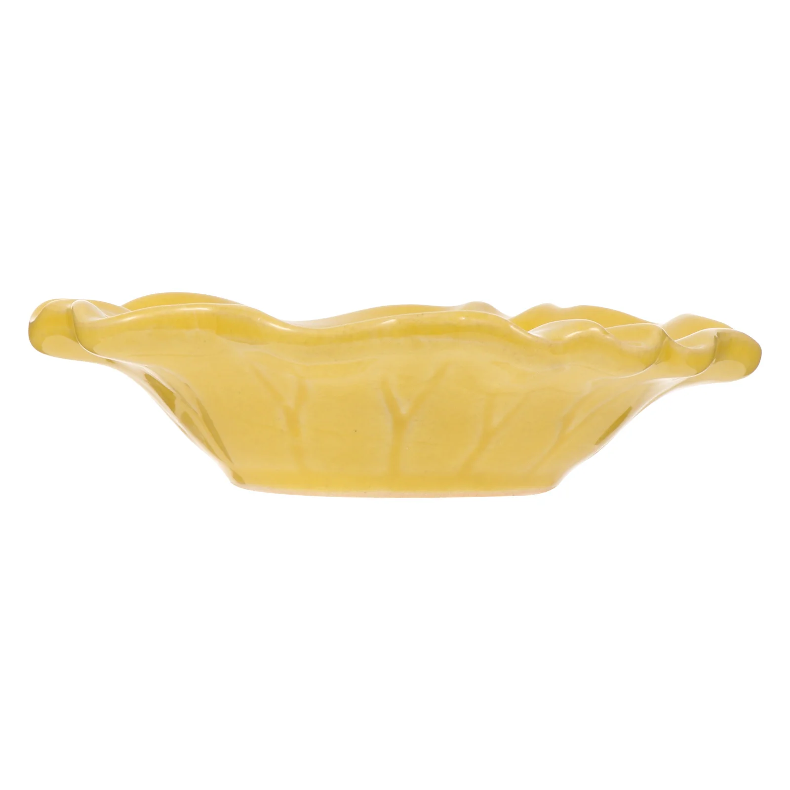 

Essential Oil Bottle Tray Plate Yellow Color Aroma Bowl Pure Organizer Now Storage