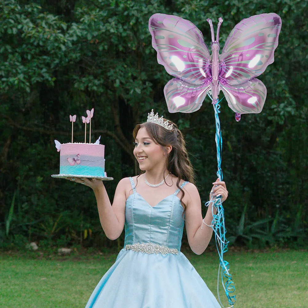 

15Pcs Butterfly Balloon Foil Balloons Giant Butterfly Shaped Party Decorations Birthday Baby Shower Wedding Balloon Decoration