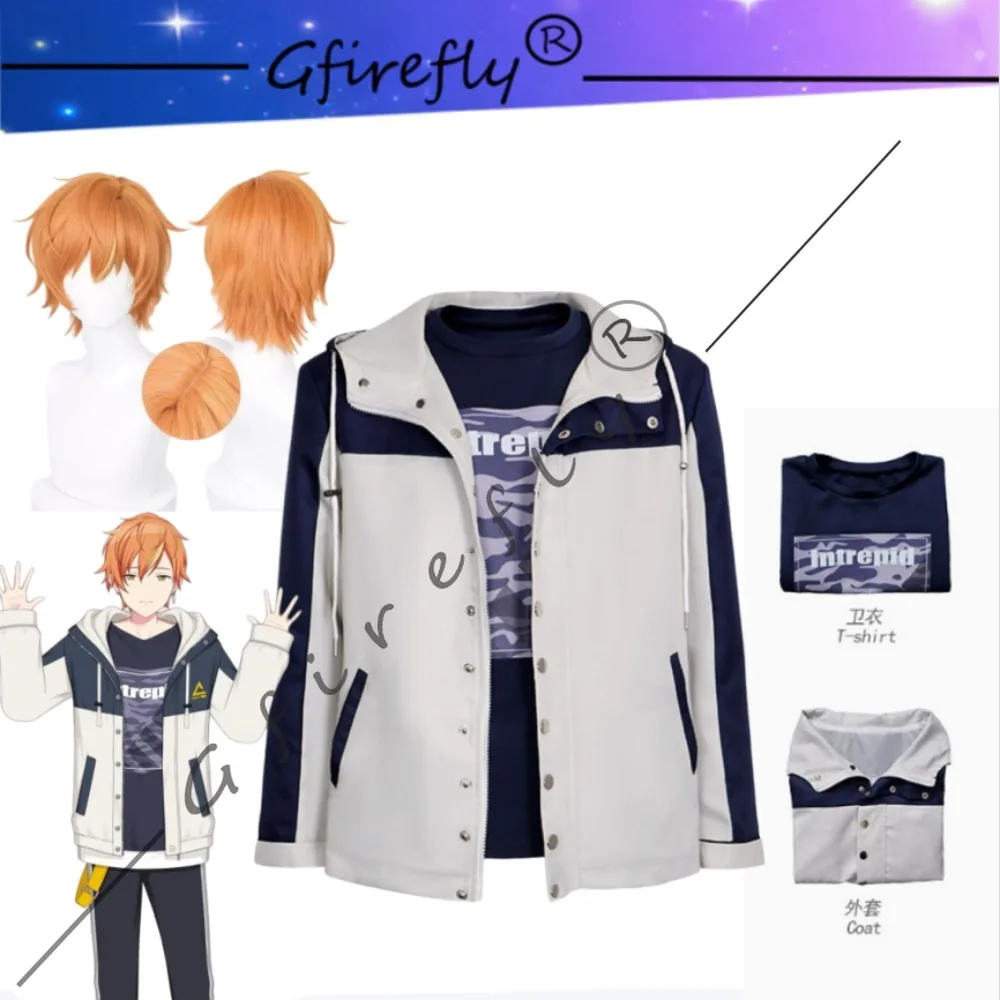 

Akito Shinonome Full Set Daily Casual Outfit Cosplay Costume Unisex Anime Virtual Idol Stage Performance Outfit Anime Convention