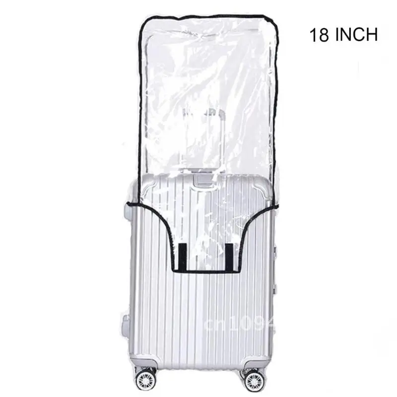 

Clear PVC Suitcase Cover Protectors 18 20 22 24 26 28 Luggage Protector Carry PVC 30 Transparent Inch Travel for on