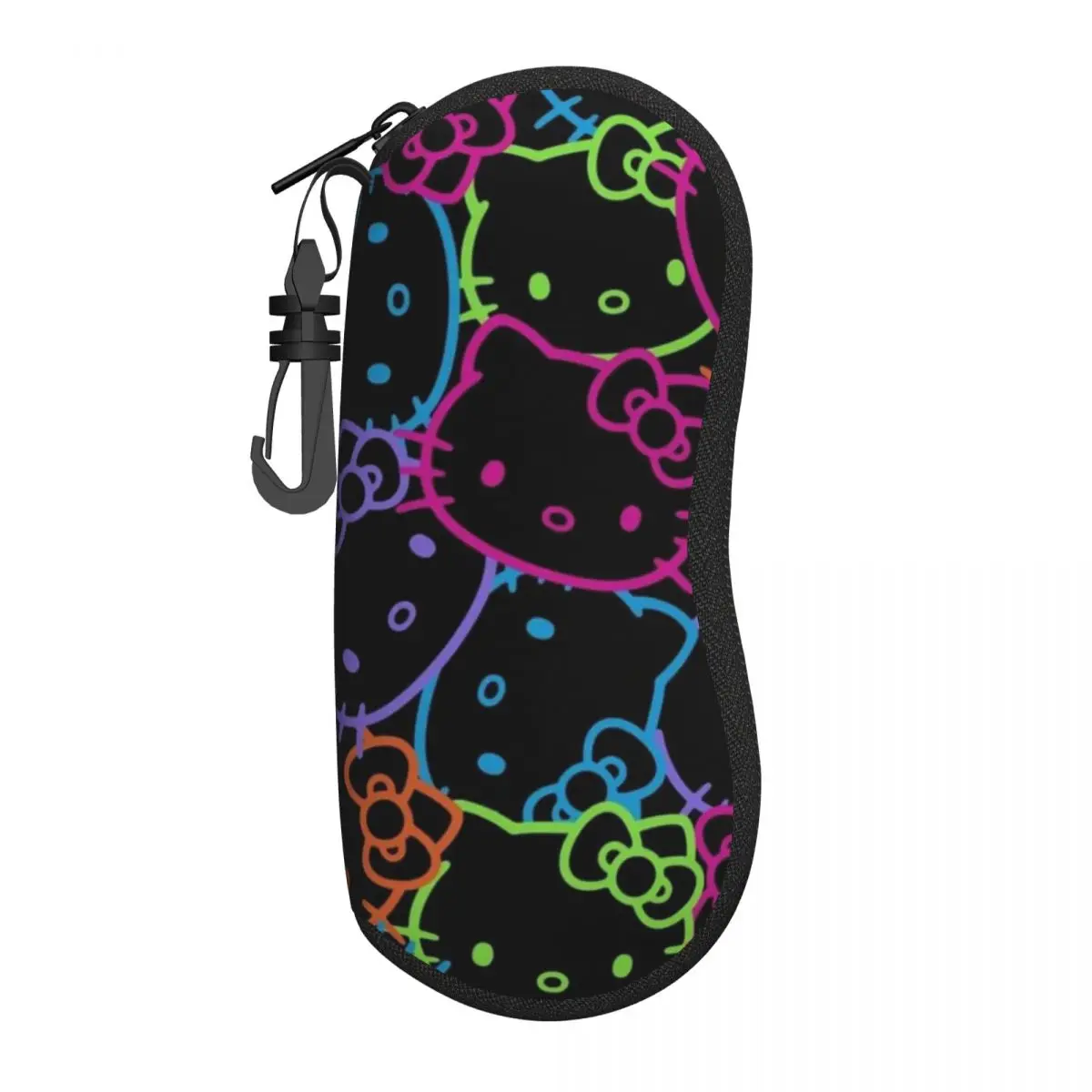 

Kuromi Hello Kitty Glasses Case Portable Accessories Sunglasses Storage Box Charming Eye Contacts Case