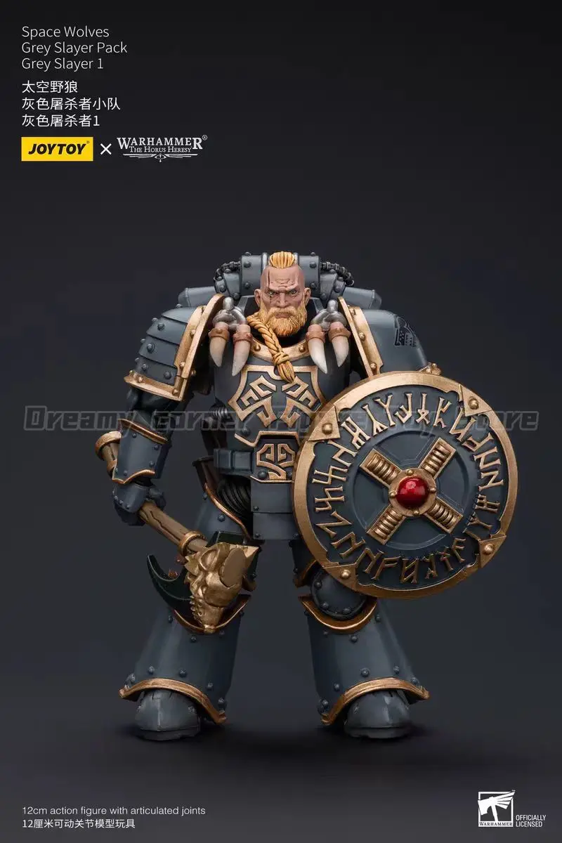

【In Stock】JOYTOY Warhammer 40K Space Wolves Grey Slayer Pack 5PCS 1/18 Action Figure Collection Model Ornament